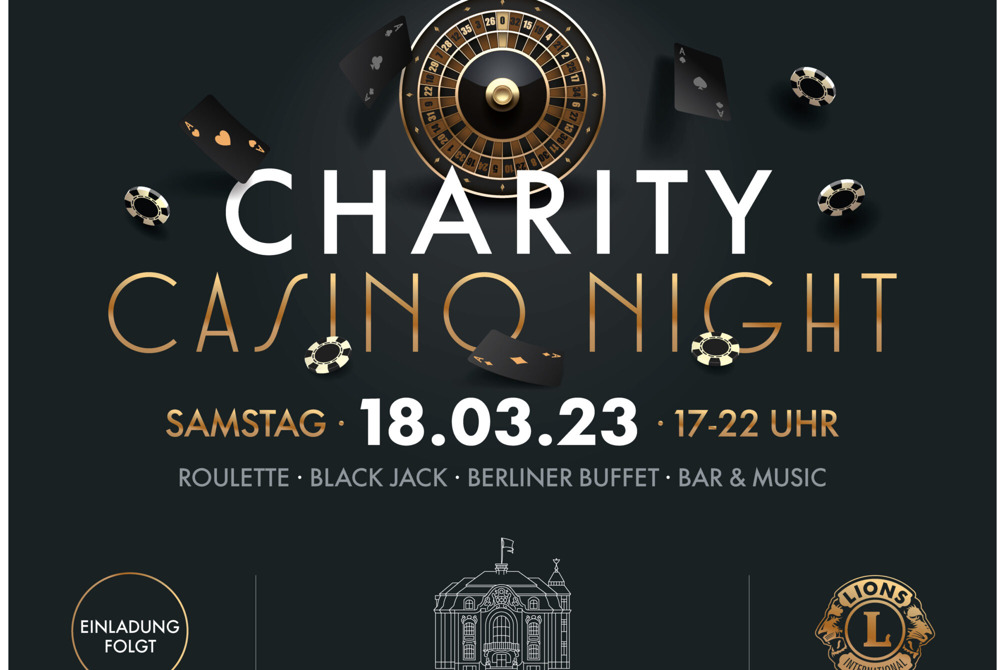 Save the date: Lions Charity Casino Night