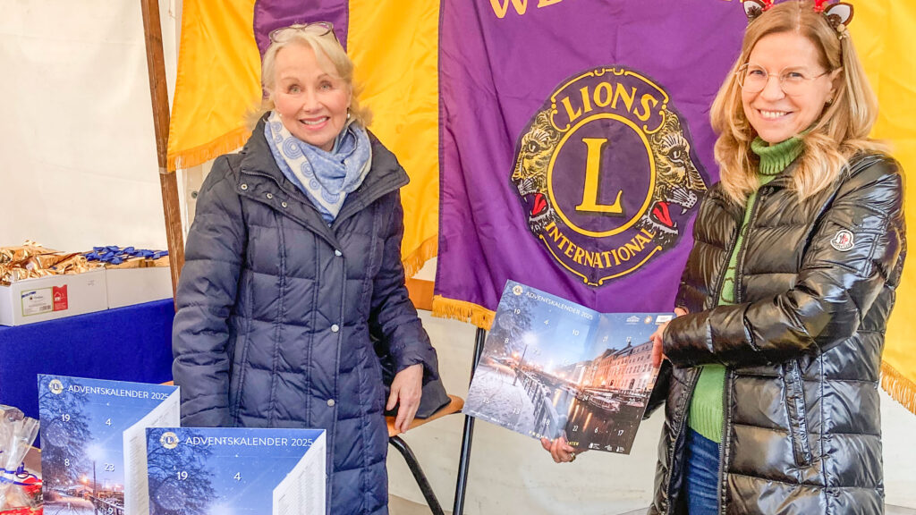 Lions Club Gleinicker Brücke auf dem Weihnachtsmarkt an der Grunewaldkirche
